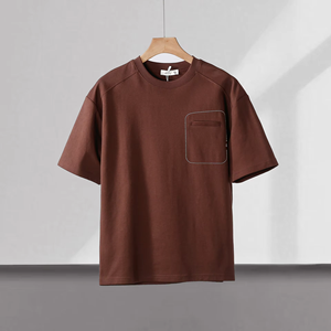 เสื้อยืดโอเวอร์ไซส์สไตล์วินเทจสำหรับทุกเพศ ผ้าคอตตอนหนา เสื้อยืดคุณภาพสูงแบบสั่งทำพิเศษสำหรับผู้ชาย เหมาะสำหรับวิ่งจ๊อกกิ้งและวิ่งออกกำลังกาย - Product Image 4