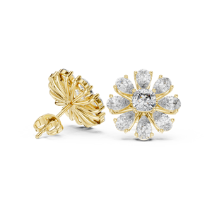 Pétale Perfection 10K Or Boho Chic Gland Boucles D'oreilles À La Main À La Mode Bohème Style Déclaration Boucles D'oreilles pour les Femmes - Product Image 6