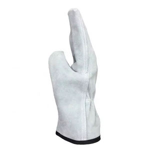 Guantes de Trabajo de Seguridad de Cuero Vacuno de Primera Calidad, Grado AB, Resistentes, con Protección para el Pulgar, Sin Forro, Cómodos y de Alta Calidad para Uso Industrial - Product Image 2