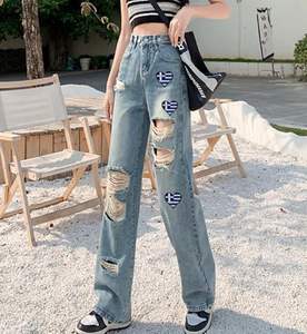 1 patch brodé en forme de cœur et drapeau grec, à coudre ou à repasser, patch national grec - Product Image 3