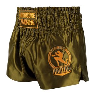 Shorts de Muay Thai de tela satinada premium, diseño personalizado, transpirables, ligeros, para entrenamiento en el gimnasio, cintura elástica, para hombres y mujeres. - Product Image 5