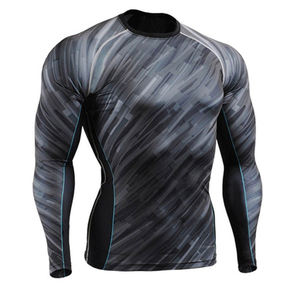 Camisetas de Compresión Personalizadas para Entrenamiento Deportivo, Fitness y Culturismo Unisex, Protección UV UPF50+, Transpirables y Ecológicas - Product Image 4