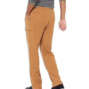 กางเกงคาร์โก้ผู้ชายแบรนด์ส่วนตัวสำหรับขาย กางเกงคาร์โก้ผู้ชายสีพื้น กางเกงคาร์โก้หลายกระเป๋า - Product Image 3