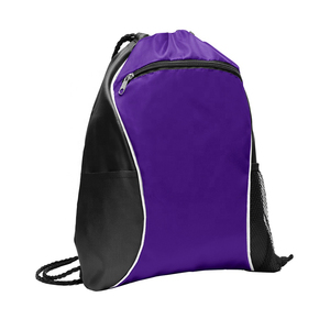 Wholesale Drawstring Bags For Unisex With Zipper In Multi Colors <b>Backpack</b> Sports Gym Bag For Hot Sale - Product Image 6