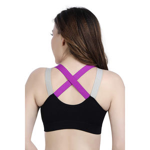 Nouveau soutien-gorge de sport pour femmes de haute qualité, uni, confortable, service OEM, soutien-gorge de sport respirant de haute qualité à vendre, personnalisable - Product Image 2