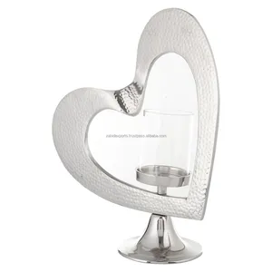 Centre de table de mariage de luxe, porte-bougie en métal contemporain pour la décoration de la salle de réception avec des motifs torsadés pour la maison - Product Image 5