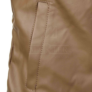 Classic <b>Men's</b> Polyester Winter <b>Jacket</b> with Stand Collar and Front Logo Eco-Friendly & Windproof Durable for Daily Wear - Product Image 3