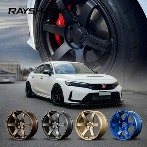 <span class=keywords><strong>ล้อ</strong></span>ฟอร์จ RS Custom <span class=keywords><strong>TE37</strong></span> โมโนบล็อก 6 ก้าน ขนาด 18x8.5 นิ้ว <span class=keywords><strong>ล้อ</strong></span>แม็กซ์ JDM 5x114.3 สำหรับ Honda Civic FL5 Type R - Product Image 1