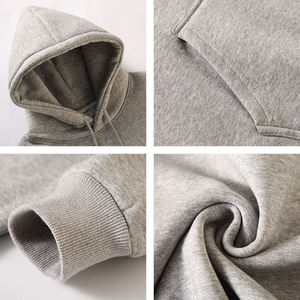 Custom Screen-Printed Terry <b>Brushed</b> Cotton Autumn OEM Eco-Friendly Oversized Unisex Pullover Hoodie Extreme Heavyweight - Product Image 3