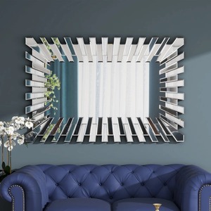 Handmade Decorative Wall <b>Mirror</b> with Wooden Frame for Living Room Bedroom Hallway and Entryway At Best Price - Product Image 4