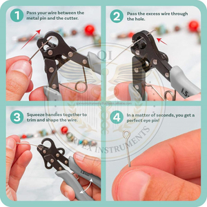 One Step Stainless Steel Looper Create and Trim Consistent 1.5 mm Loops for Jewelry Use with 18-26g <b>Craft</b> <b>Wire</b> - Product Image 3