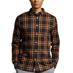 Camisa de franela para hombre, ligera, de algodón suave, informal, de manga larga, cómoda, de tela transpirable para uso diario al aire libre - Product Image 3