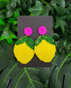 Pendientes de Moda Étnicos Rojos Estilo Helado con Cuentas Bordadas, Bordado de Cuentas Coloridas por MD HANDICRAFTS - Product Image 6