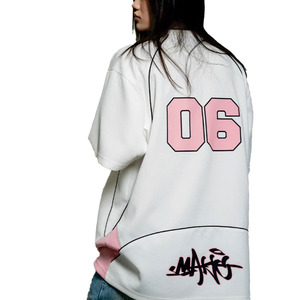 Nouveau style maillot de football américain surdimensionné en mesh 220 GSM respirant unisexe avec motif, fournisseur OEM pour commandes en gros - Product Image 3