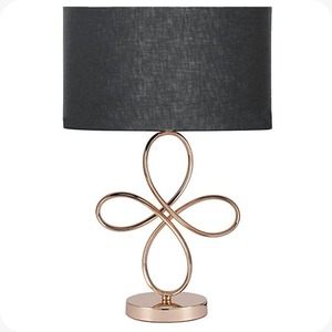 <b>Christmas</b> Light Modern Nordic Luxury Gold Brass <b>Black</b> Tripod Table Lamp Light Fixture Holiday Indoor <b>Decorative</b> <b>Black</b> Fabric - Product Image 5