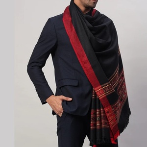 OEM ODM Services Wholesale <b>Cardigan</b> High Quality Fancy Breathable Wool Knitted Jacquard Shawls Outerwear Headwear Afghani Shawls - Product Image 6