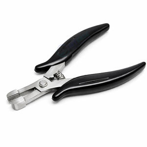 Alicates de 6 pulgadas de acero inoxidable para remover enlaces de queratina, ligeros, reutilizables, para extraer agujas, color negro, venta al por mayor - Product Image 5