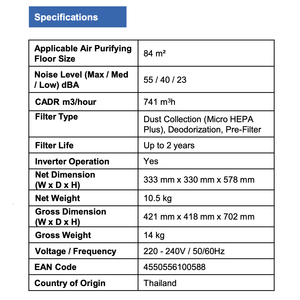 Purificateur d'air Sharp Purefit FX-S120E-H - Product Image 1