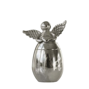 Angel Wings Aluminum Keepsake Token Urn for Human Ashes Shiny Finished Creative Custom Metal Funeral Products Cremation - Product Image 2