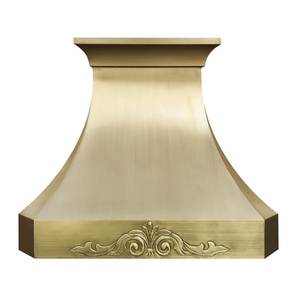 Luxury Ventilation Brass Range Hood Designed For Premium Kitchens Exceptional Durability Beautiful Decorative Metal Craftsmanshi - Product Image 3