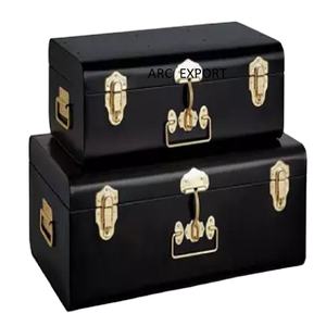 Luxury Black Color Designing <b>Decoration</b> <b>Storage</b> <b>Boxes</b> Fancy <b>Decoration</b> Luxury Wholesale Home Truck <b>Storage</b> Box in Low Price - Product Image 1