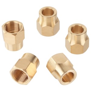 Raccord de plomberie à écrou évasé long, en fonte, pour basse pression, surface polie, filetage NPT/BSPT - Product Image 1
