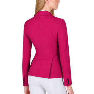 Fuchsia Equestrian <b>Jacket</b> for <b>Women</b> Tailored Riding Blazer Elegant Horse Riding Competition Coat Custom OEM Wholesale Apparel - Product Image 2