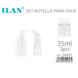 Set di flaconi da viaggio da 35 ml, 2 pezzi, per liquidi - Product Image 3