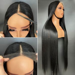 Cabello vietnamita crudo de primera calidad, pelucas de longitud completa de Color negro Natural, cabello humano sin pegamento, cutícula virgen, cabello alineado - Product Image 2