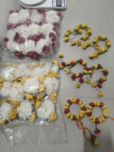 เครื่องประดับผมงานแต่งงานทำมือแบบดั้งเดิมจากพลาสติก ดอกมะลิประดิษฐ์ กะจรา ประดับผมด้วยดอกไม้ ดีไซน์นำเข้าจากต่างประเทศ - Product Image 6