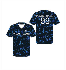 เสื้อเบสบอลแบบกำหนดเอง คอวี แขนสั้น ผ้าโพลีเอสเตอร์ซับเหงื่อ พิมพ์ชื่อทีม สำหรับผู้ใหญ่ ทุกฤดูกาล - Product Image 6