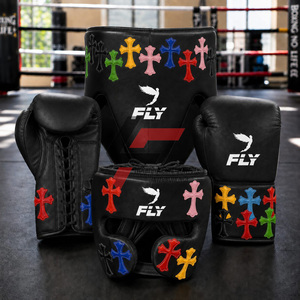 Set de Boxeo Profesional Personalizado de Cuero Original de Primera Calidad, Elegante y Cristiano, para Boxeo y Kickboxing - Product Image 1