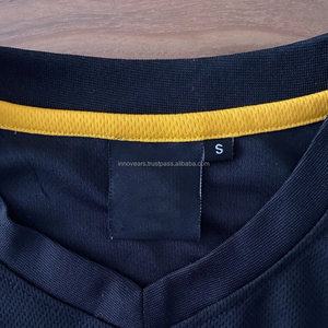 2025 nueva llegada camiseta de fútbol americano para hombre Camiseta de secado rápido verano Boxy Fit malla personalizada recortada Jersey con mangas cortas - Product Image 4