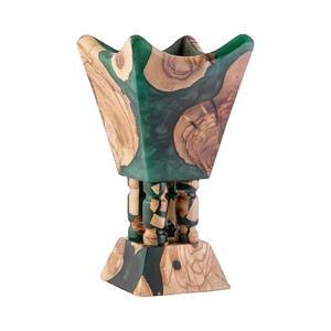 Quemador de incienso de madera que ofrece una experiencia auténtica de quemado de incienso, rituales en el hogar, apreciación cultural, calidez, comodidad y estilo. - Product Image 4