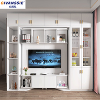 Maßgefertigtes Modulares Multifunktionales Drehbares Murphy-Bett Faltbarer TV-Schrank Modernes Design Eisenrahmen Feuerfest Wasserdicht Einfach