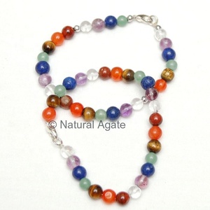 Gemstone Handmade 8mm Natural Crystal Cotton Candy Agate Bead Healing Gemstone Pink Agate <b>Bracelet</b> for Gift - Product Image 4