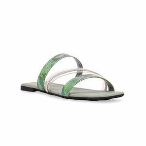 Pantoufles de sport formelles vertes FR8225 confortables et élégantes - Product Image 2