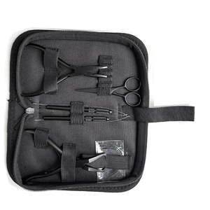 Kit de alicates para extensiones de cabello, juego completo de herramientas profesionales para aplicación y extracción de extensiones de cabello con microanillos y bucles. - Product Image 4