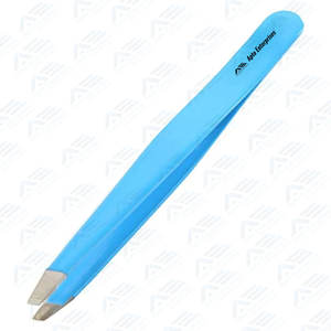 Cheap Price Colorful Professional Eyebrow Tweezers High-Quality Private Label Slanted Tip Tweezers for Precise Hair <b>Removal</b> - Product Image 6