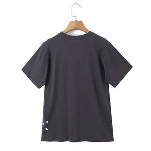 Camisetas Personalizadas para Mujer, Fabricante OEM, Camiseta de Algodón Premium, Tela Suave y Cómoda, Ideal para Marcas de Moda y Pedidos al por Mayor - Product Image 2