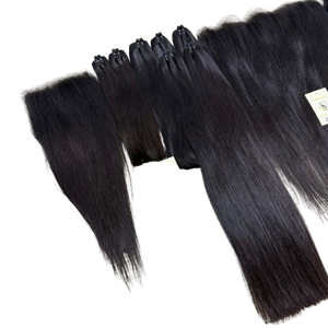 Extensiones de Cabello Humano Vietnamita Premium, Cabello Vietnamita Virgen en Trama Ondulada, Cierre HD, Súper Doble Trama, Extensiones de Trama a Máquina - Product Image 1