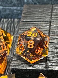 Handcrafted Waterproof Resin Wood <b>Dice</b> <b>Set</b> Decorative Gaming <b>Dice</b> Premium Hand-painted Customized Color Sculpture Pattern - Product Image 4