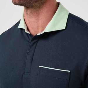 Polo de golf para hombre de alta calidad, 100% poliéster, camiseta con logo personalizado, polos lisos de secado rápido para hombre. - Product Image 4