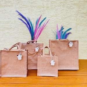Wholesale Customized Natural Jute Tassel Tote Bag Environmentally Friendly Cotton <b>Handbag</b> and Beach Bag Available for Sale - Product Image 2