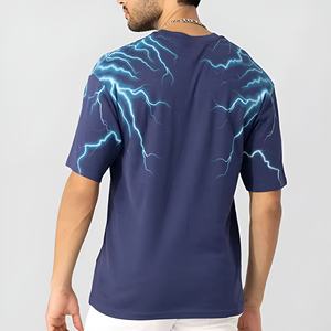 Camiseta Personalizada para Hombre, Oversize, 100% Algodón, con Paneles Gruesos, 260 g/m², Estilo Urbano, Lavada, Lisa, para Impresión DTG - Product Image 2