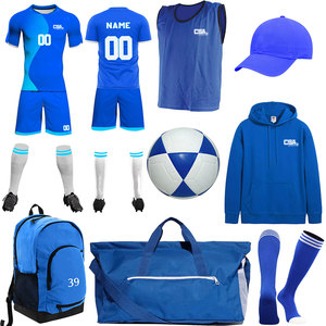 Conjunto de Uniforme de Fútbol Personalizado para Hombre, Ligero, Transpirable, Ideal para Partidos de Club y Entrenamiento de Equipo - Product Image 1