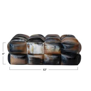 Handmade Resin Inlay Modern Luxury Rectangle Shape Multifunction Eco-Friendly Jewelry <b>Box</b> Customizable Design for Home Decor - Product Image 4