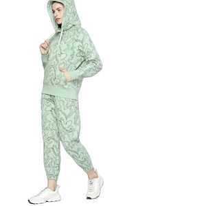 ชุดวอร์มสำหรับผู้หญิงสินค้ามาใหม่2024ดีไซน์ที่ดีที่สุดน้ำหนักเบาพิมพ์โลโก้แบบสั่งทำสำหรับฤดูใบไม้ผลิ - Product Image 1