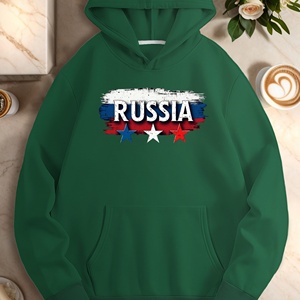 Drapeau RUSSIE sweats à capuche décontractés pour femmes - Product Image 3