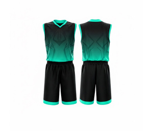 Custom Team Basketball Uniform Sublimated Jersey Set Quick Dry Fabric for Dry Breathable Polyester For <b>Men</b> Women - Product Image 4